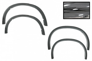 Prelungiri Aripi Extensii Aripi si Set 32 Piese Clipsuri Auto BMW X5 F15 2013-2018 M-Design M-Sport Carbon Look