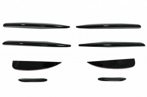 Prelungiri Bara Fata compatibil cu MERCEDES A Class W177 V177 2018-> A45 Design Piano Black