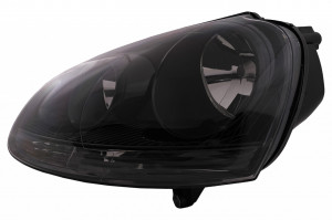 Set Faruri compatibil cu VW Golf 5 V 2003-2009 Jetta 2005-2010 Fundal Negru - Img 4
