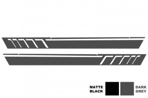 Stickere Laterale compatibil cu MERCEDES G-Class W463 W463 1989-> Gri Inchis - Img 3