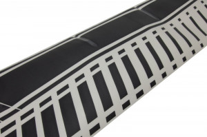 Stickere Laterale NEGRU MAT compatibil cu VW POLO 2002-2008 - Img 3