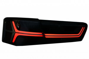 Stopuri Full LED compatibil cu Audi A6 4G C7 2011-2014 Facelift Design Semnalizare Secventiala - Img 2