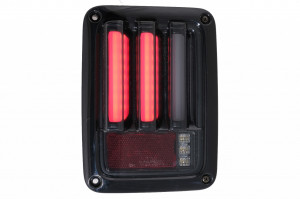 Stopuri Full LED compatibil cu JEEP Wrangler JK 2007-2018 LEDBar Fumuriu - Img 2