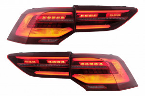 Stopuri Full LED compatibil cu VW Golf VIII Hatchback Mk8 MQB 2020-> cu Semnal Dinamic Secvential