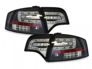 Stopuri LED compatibil cu AUDI A4 B7 Sedan 2004-2008 Negru - Img 2
