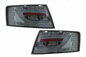 Stopuri LED compatibil cu Audi A6 C6 4F Sedan 2004-2008 6-PIN Fumuriu