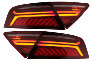 Stopuri LED compatibil cu Audi A7 4G 2010-2014 Facelift Light Bar Design