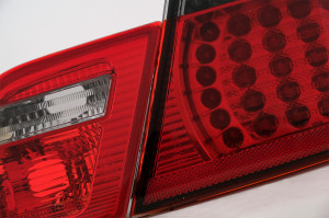 Stopuri LED compatibil cu BMW Seria 3 E46 Coupe 1998-2003 Rosu Fumuriu 2 Usi - Img 4