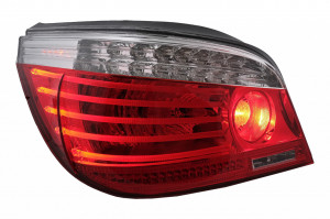 Stopuri LED compatibil cu BMW Seria 5 E60 2003-2007 Rosu Clar Facelift look - Img 2