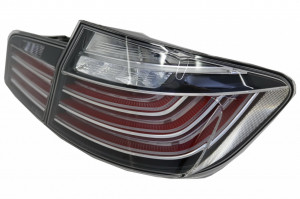 Stopuri LED compatibil cu BMW Seria 5 F10 2011-2017 Negru Clar LCI Design - Img 4