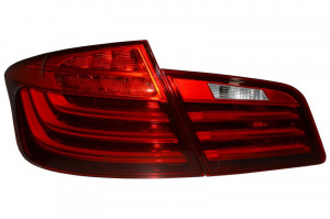 Stopuri LED compatibil cu BMW Seria 5 F10 2011-2017 Rosu Clar LCI Design - Img 3