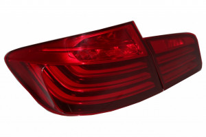 Stopuri LED compatibil cu BMW Seria 5 F10 2011-2017 Rosu LCI Design - Img 4