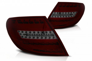 Stopuri LED compatibil cu Mercedes C-Class W204 Sedan 2007-2010 Rosu Fumuriu