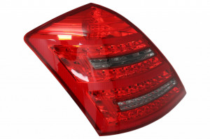 Stopuri LED compatibil cu Mercedes S-Class W221 2005-2009 Rosu Clar cu Semnalizare Secventiala Dinamica - Img 3