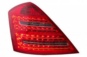 Stopuri LED compatibil cu Mercedes S-Class W221 2005-2009 Rosu Clar - Img 2