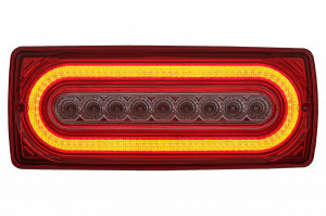 Stopuri LED LightBar compatibil cu Mercedes G-Class W463 1989-2015 Rosu Clar - Img 2