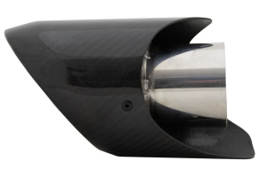Toba Ornament Sistem de evacuare Carbon Fiber Finisaj Lucios Inlet 6.2cm - Img 4