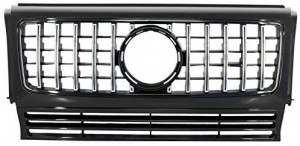 Ansamblu Bara Fata G65 cu Grila Centrala GT-R Panamericana Design compatibil cu MERCEDES G-Class W463 1989-2012 - Img 4