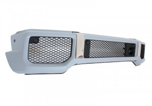 Ansamblu Bara Fata pentru Mercedes G-Class W463 1989-2012 cu Grila Centrala GT-R Panamericana Design - Img 5