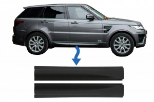 Bandouri Usi Fata compatibil cu Land Rover Range Rove Sport L494 2013-> Negru