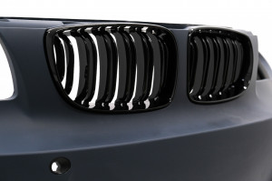 Bara Fata compatibil cu BMW Seria 1 E81, E82, E87, E88 2004-2011 1M Design SRA PDC - Img 6