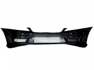 Bara Fata compatibil cu Mercedes S-Class W221 S63 S65 Design 2005-2010 cu Grila Centrala Negru Lucios si Praguri Laterale - Img 8