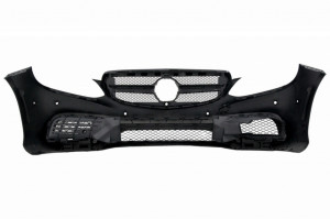 Bara Fata compatibil cu MERCEDES W212 S212 E-Class Facelift 2013-2016 E63 Design Negru Lucios - Img 4