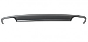 Bara Fata cu Difuzor Bara Spate si Ornamente Evacuare compatibil cu AUDI A6 4G RS6 Design Facelift 2011-2014 - Img 5