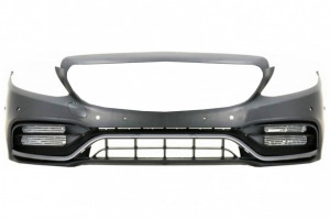 Bara Fata cu Difuzor compatibil cu Mercedes C-Class W205 AMG Sport Line 2014-2020 C63S Design - Img 3