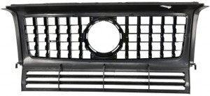 Bara Fata cu Prelungiri Aripi Extensii si Grila Centrala compatibil cu MERCEDES Benz G-Class W463 1990-2014 G65 Design - Img 7