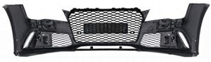 Bara Fata & Difuzor Bara Spate cu Ornamente Evacuare compatibil cu AUDI A7 4G 2a7010-2014 RS7 Design - Img 5