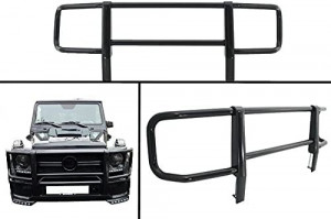 BullBar Bare Protectie compatibil cu MERCEDES G-Class W463 1989-2018 Negru doar pentru bara G63 G65