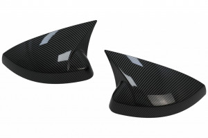 Capace de Oglinzi compatibil cu Audi A3 8V S3 RS3 Cabriolet Limousine Sportback (2012-2019) Bat Look Carbon - Img 3