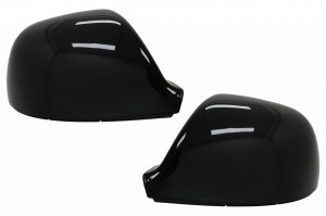 Capace Oglinzi compatibil cu VW Amarok 2010-2020 Transporter Multivan T5 Facelift 2010-2015 Transporter T6 2016-2018 Negru Lucios