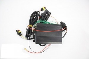 Carcasa faruri cu Lumini de zi dedicate LED DRL compatibil cu Mercedes G-class W463 1989-2012 G65 Design Black - Img 3