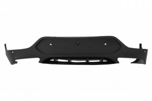 Difuzor Bara Spate compatibil cu Mercedes GLC Coupe C253 Sport Line 2015-2019 GLC63 Design Evacuari Negre - Img 3