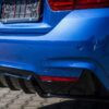 Difuzor Bara Spate Cu O Evacuare Dubla compatibil cu BMW Seria 4 F32 F33 F36 2013-2019 Negru Lucios - Img 5