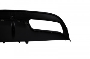 Difuzor Bara Spate cu Ornamente compatibil cu Mercedes C-Class W205 2014-2020 C63 Design Negru - Img 8