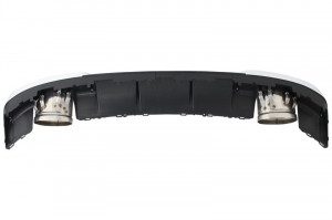 Difuzor Bara Spate cu Ornamente evacuare compatibil cu Audi A3 8V Hatchback Sportback 2012-2015 RS3 Design - Img 4