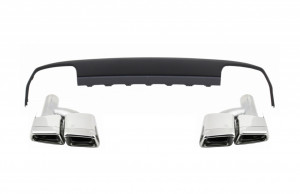 Difuzor Bara Spate eu Ornamente evacuare compatibil cu Mercedes E-class W212 Pre Facelift 2009-2013 E63 Desgin