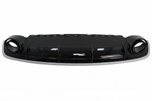 Difuzor Bara Spate Evacuare Dubla compatibil cu Audi Q7 4M 2015-2019 Bara S-Line - Img 4
