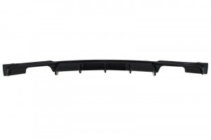 Difuzor Bara Spate Evacuare Dubla Negru Lucios compatibil cu BMW Seria 3 2011-2019 F30 F31 M Design - Img 3