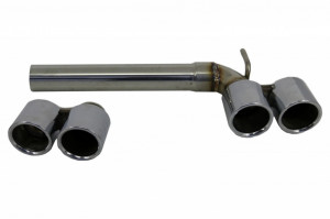 Difuzor Bara Spate Evacuare Dubla Negru Lucios cu Ornamente Evacuare Duble compatibil cu BMW Seria 3 F30 F31 2011-> M Performance M3 Design - Img 7