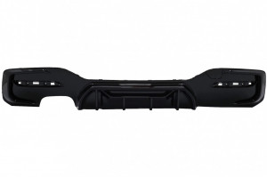 Difuzor Bara Spate Evacuare Dubla Stanga Negru Lucios compatibil cu BMW Seria 1 F20 F21 LCI 2015-2019 Competition Design