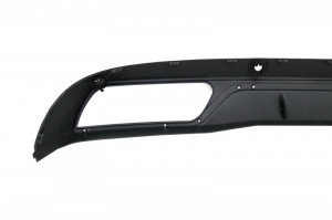 Difuzor Bara Spate Mercedes C-Class W205 S205 2014-> C63 A-Design compatibil cu Bara Standard cu Ornamente Evacuare Crom - Img 7