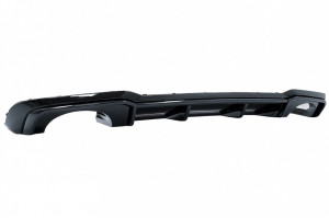Difuzor Bara Spate Negru Lucios si Prelungire Bara Fata Lip compatibil cu Audi A3 8V Facelift 2017-2019 Sedan Cabrio RS3 Design doar pentru bara S-Line - Img 3
