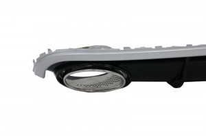 Difuzor Bara Spate si Ornamente Evacuare compatibil cu AUDI A7 4G 2010-2014 RS7 Design - Img 5
