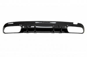 Difuzor cu Ornamente de evacuare compatibil cu Mercedes C-Class W205 S205 2014-2020 C63S Design pentru bara AMG Sport Line - Img 3