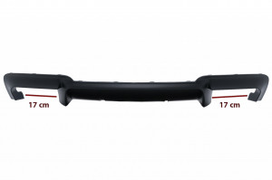 Difuzor de aer cu evacuare dubla compatibil cu BMW Seria 5 F10 F11 2011-2017 M Design - Img 3