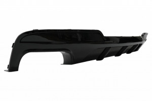 Difuzor de aer cu evacuare dubla stanga compatibil cu BMW Seria 5 F10 F11 2011-2017 M-Performance Design Negru Lucios - Img 3